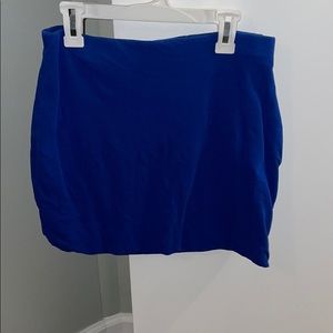 Blue skirt
